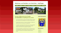 Desktop Screenshot of gaestehaus-von-gerichten.de