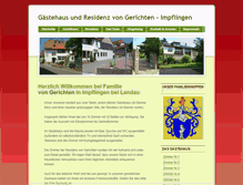 Tablet Screenshot of gaestehaus-von-gerichten.de